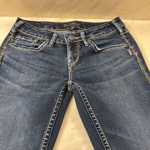 SILVER, Aiko Bootcut Women's Blue Jeans